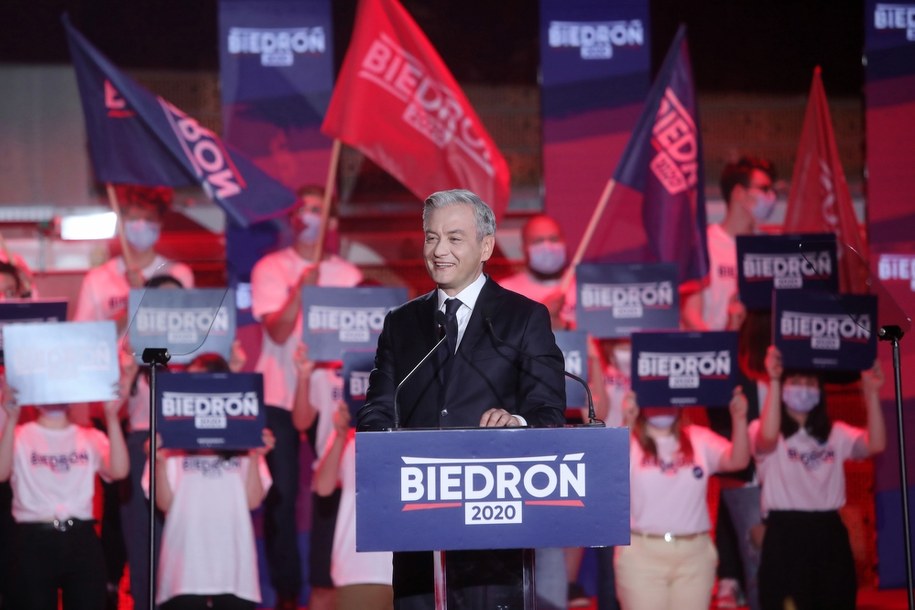 Robert Biedroń /Wojciech Olkusnik  /PAP