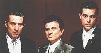 Robert De Niro, Joe Pesci i Ray Liotta jako "Chłopcy z ferajny" /