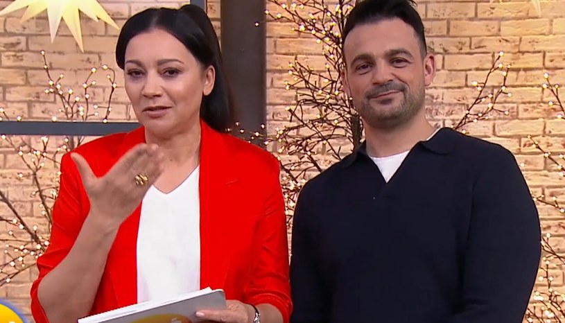 Robert El Gendy i Klaudia Carlos w debiucie w "Pytaniu na śniadanie" /Screen TVP /TVP