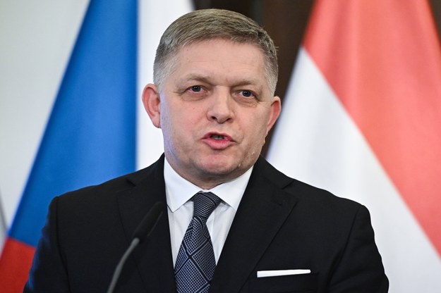 Robert Fico na zdj. arch. z 27 lutego /Radek Pietruszka /PAP