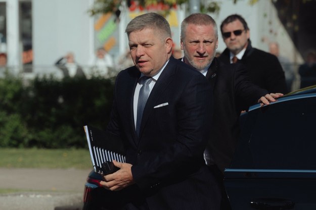 Robert Fico w trakcie kwietniowego słowacko-ukraińskiego spotkania /AA/ABACA/Abaca//AFP/East News /East News