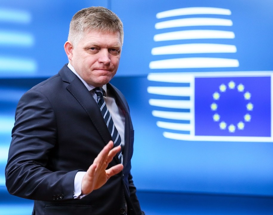 Robert Fico /STEPHANIE LECOCQ  /PAP/EPA