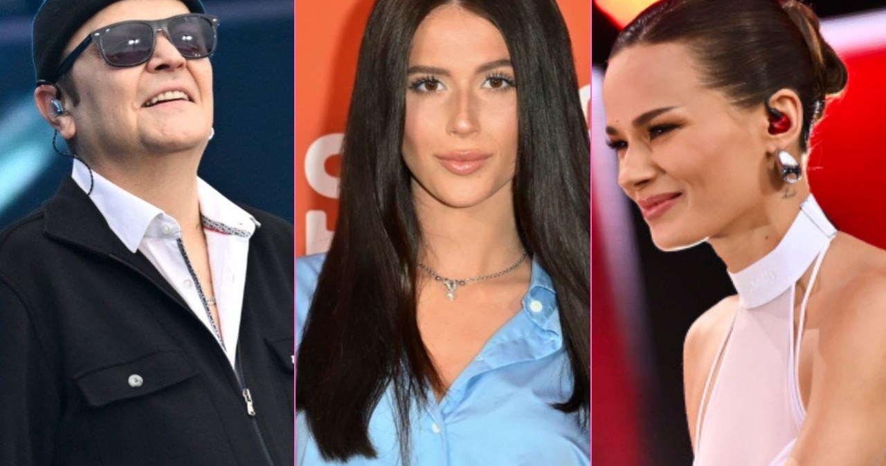 Robert Gawliński, Roxie i Natalia Szroeder podczas koncertu "Lata z Radiem i TVP" /AKPA