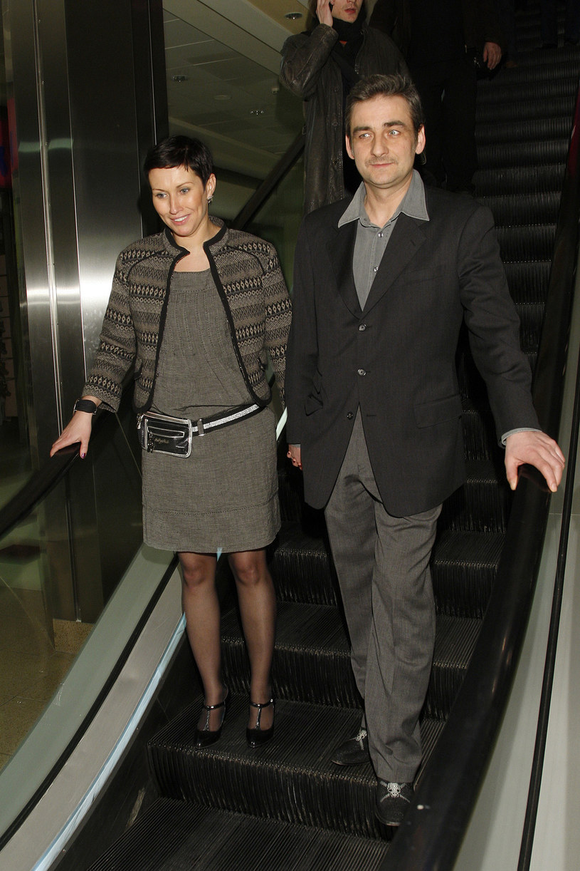 Robert Gonera z byłą żoną, 2009 rok /Baranowski