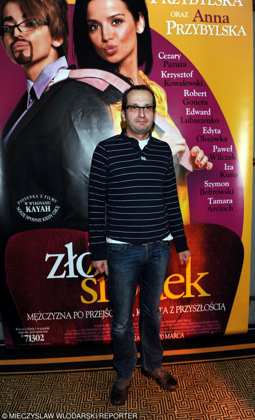 Robert Górski na premierze filmu "Złoty środek" /Mieczysław Włodarski /Reporter