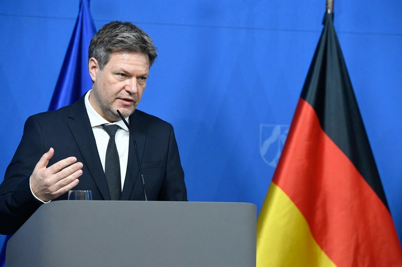 Robert Habeck, minister gospodarki i wicekanclerz Niemiec zapowiada gazowe partnerstwo z Katarem /AFP