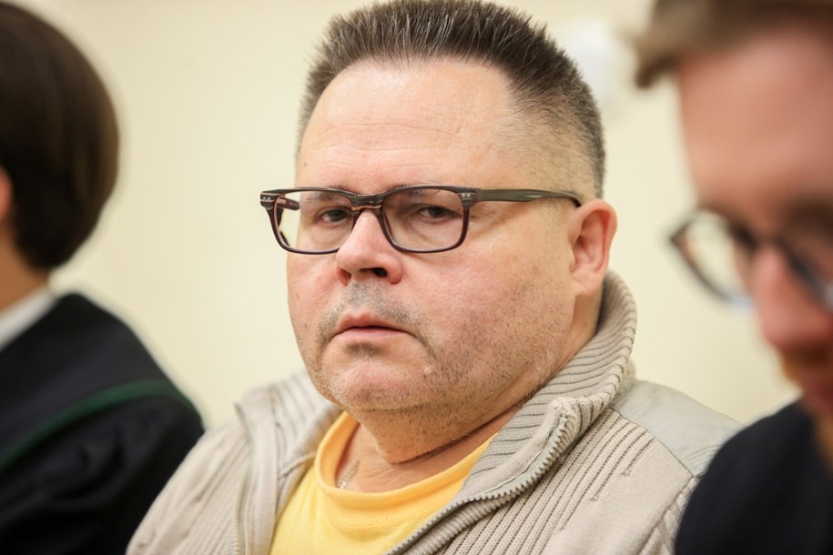 Robert Janczewski w sądzie w Katowicach /Jarek Praszkiewicz /PAP