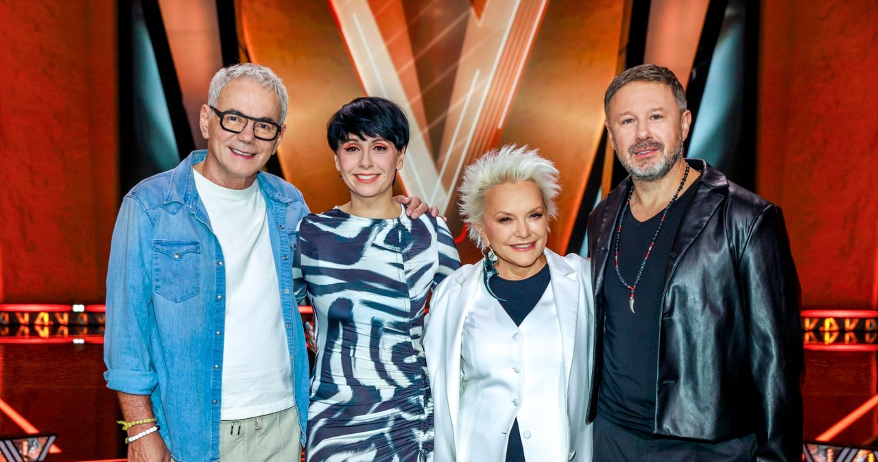 Robert Janowski, Tatiana Okupnik, Małgorzata Ostrowska, Andrzej Piaseczny - jurorzy programu "The Voice: Senior" /AKPA