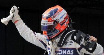 Robert Kubica była bardzo zadowolony ze swojej jazdy /AFP