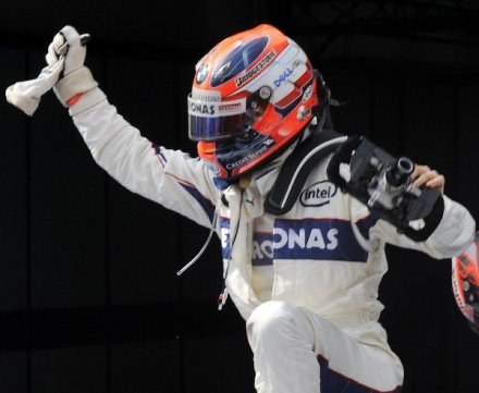 Robert Kubica była bardzo zadowolony ze swojej jazdy /AFP