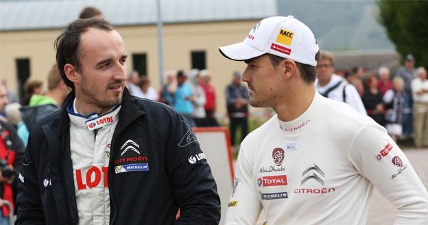 Robert Kubica  i Dani Sordo, dwaj  zwycięzcy Rajdu Niemiec /AFP