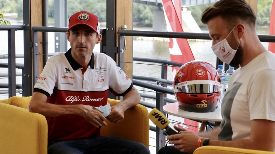 Robert Kubica i dziennikarz RMF FM Paweł Pawłowski /Jakub Rutka /RMF FM
