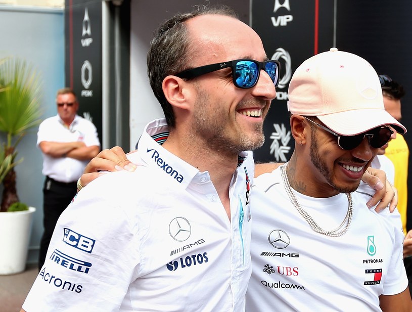 Robert Kubica i Lewis Hamilton /Getty Images