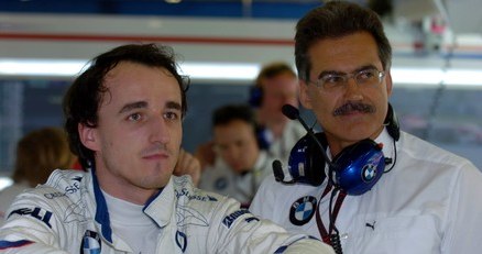 Robert Kubica i Mario Theissen / Kliknij /INTERIA.PL