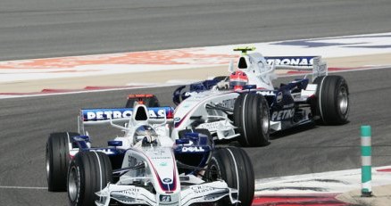 Robert Kubica i Nick Heidfeld /AFP