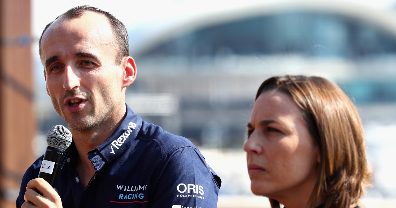 Robert Kubica i szefowa zespołu Claire Williams /Getty Images