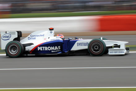 Robert Kubica na Silverstone /Informacja prasowa