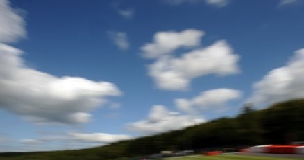 Robert Kubica na torze w Spa. /AFP