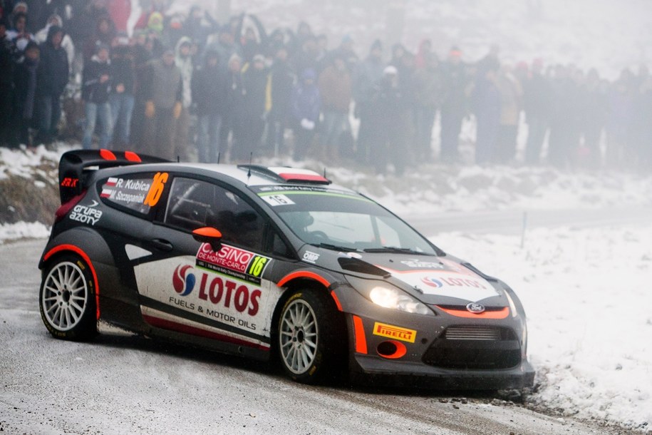 Robert Kubica na trasie rajdu Monte Carlo /Reporter Images /PAP/EPA