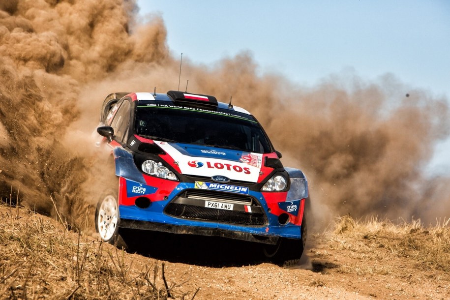 Robert Kubica na trasie Rajdu Włoch /Reporter Images /PAP/EPA