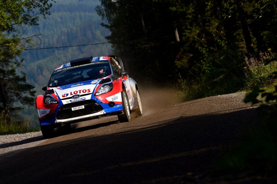 Robert Kubica na trasie /NIKOS MITSOURAS /PAP/EPA