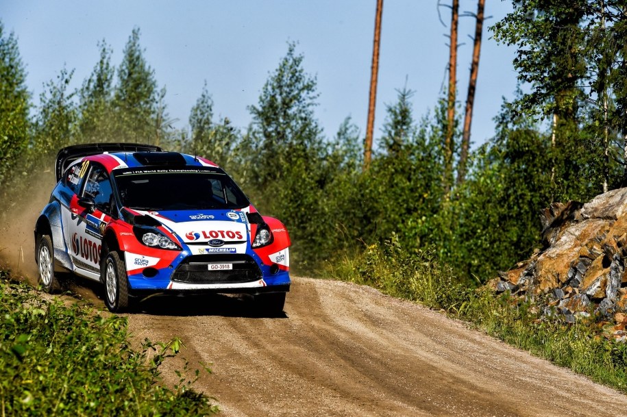 Robert Kubica na trasie /NIKOS MITSOURAS /PAP/EPA