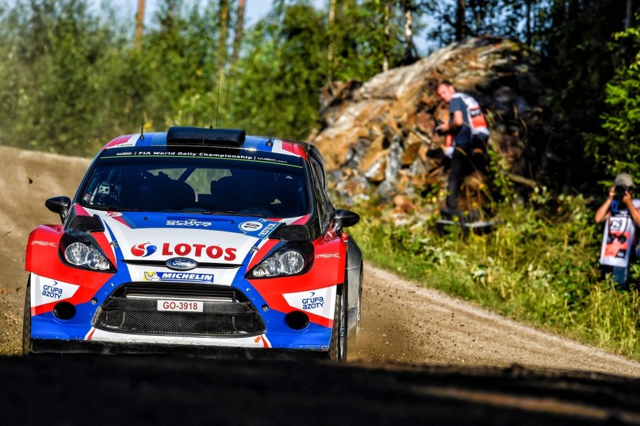 Robert Kubica na trasie /NIKOS MITSOURAS /PAP/EPA