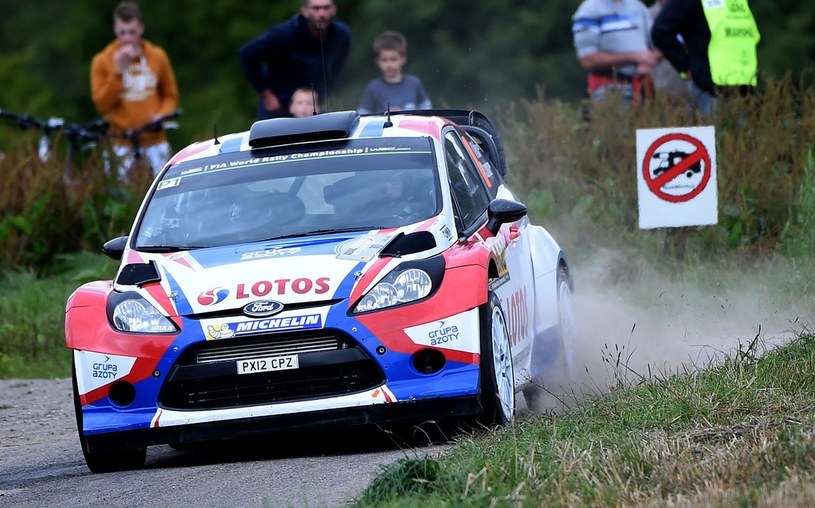 Robert Kubica na zeszłorocznym Rajdzie Niemiec /AFP