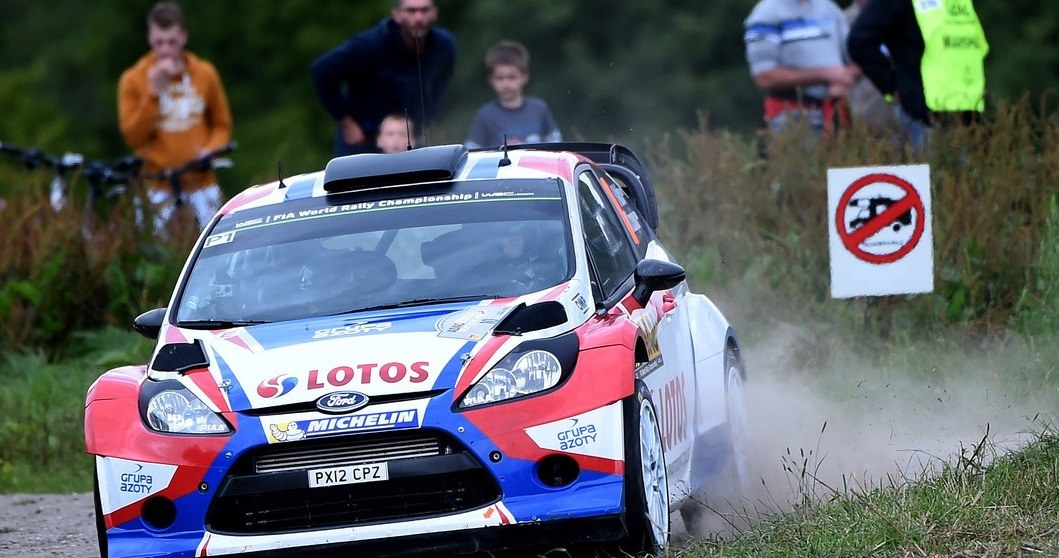 Robert Kubica na zeszłorocznym Rajdzie Niemiec /AFP