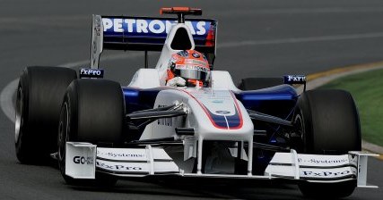 Robert Kubica podczas pierwszego treningu przed GP Australii /AFP