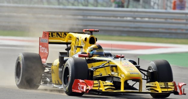 Robert Kubica podczas treningu do Grand Prix Korei /AFP