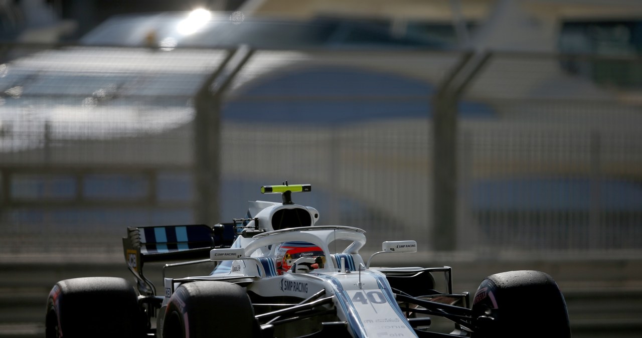 Robert Kubica podczas treningu  w Abu Zabi /Getty Images