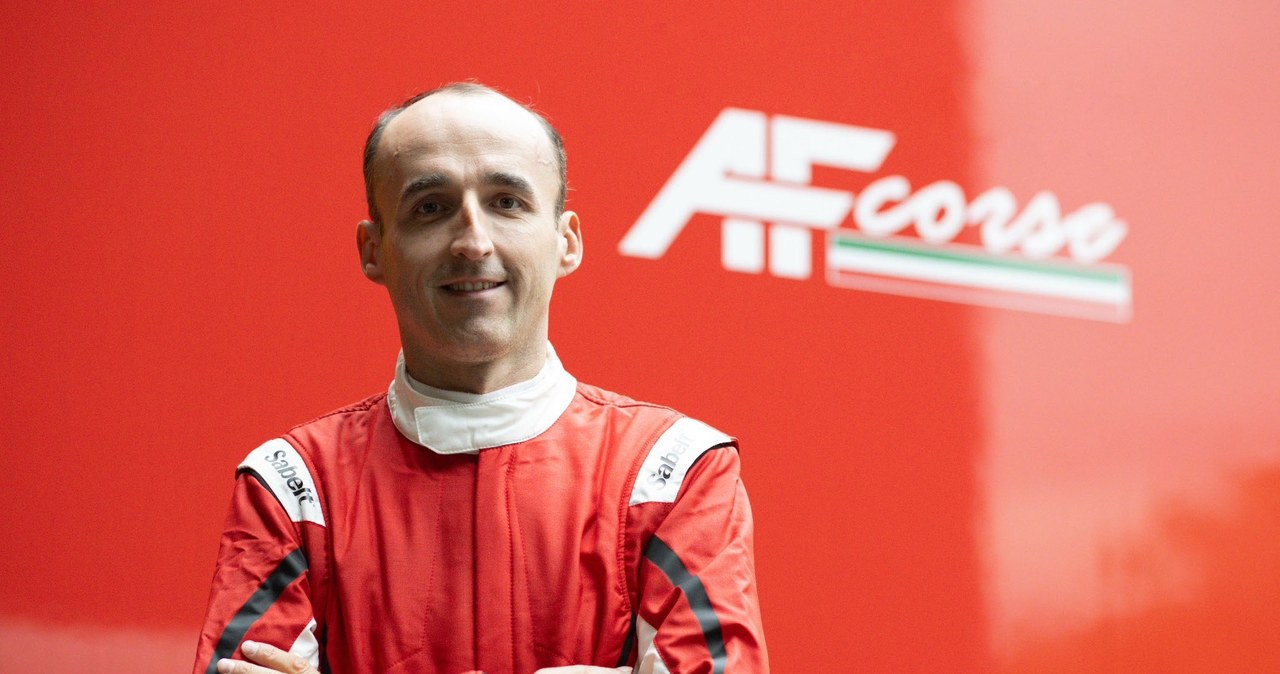 Robert Kubica powróci na tor. Polak pojedzie w Ferrari. Fot. AFCorse @Twitter /