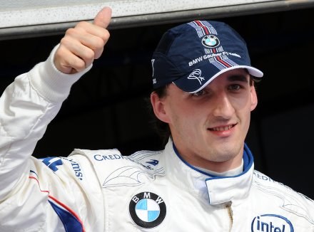 Robert Kubica pożegnał BMW. /AFP