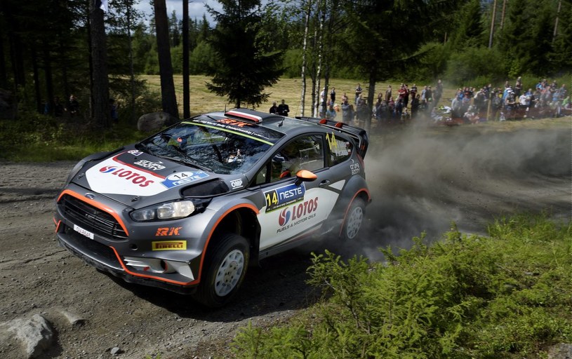 Robert Kubica w swoim Fordzie Fiesta WRC /AFP