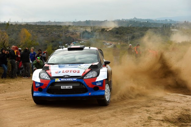 Robert Kubica z Ford Fiesta WRC /- /PAP/EPA