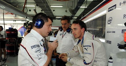 Robert Kubica ze swoim inżynierem /Informacja prasowa