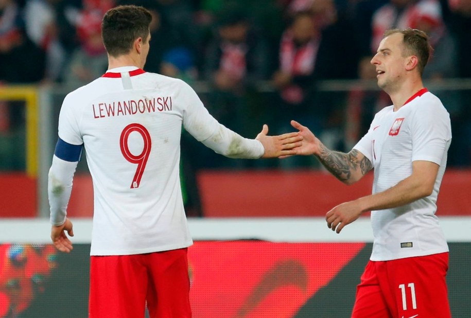 Robert Lewandowski i Kamil Grosicki / Andrzej Grygiel /PAP/EPA