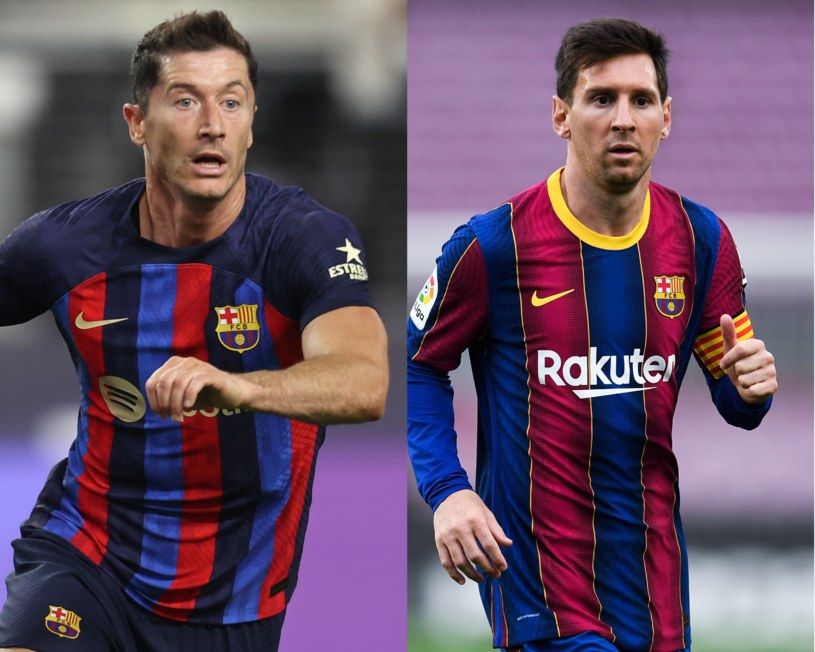 Robert Lewandowski i Lionel Messi /David Ramos/Getty Images /Getty Images