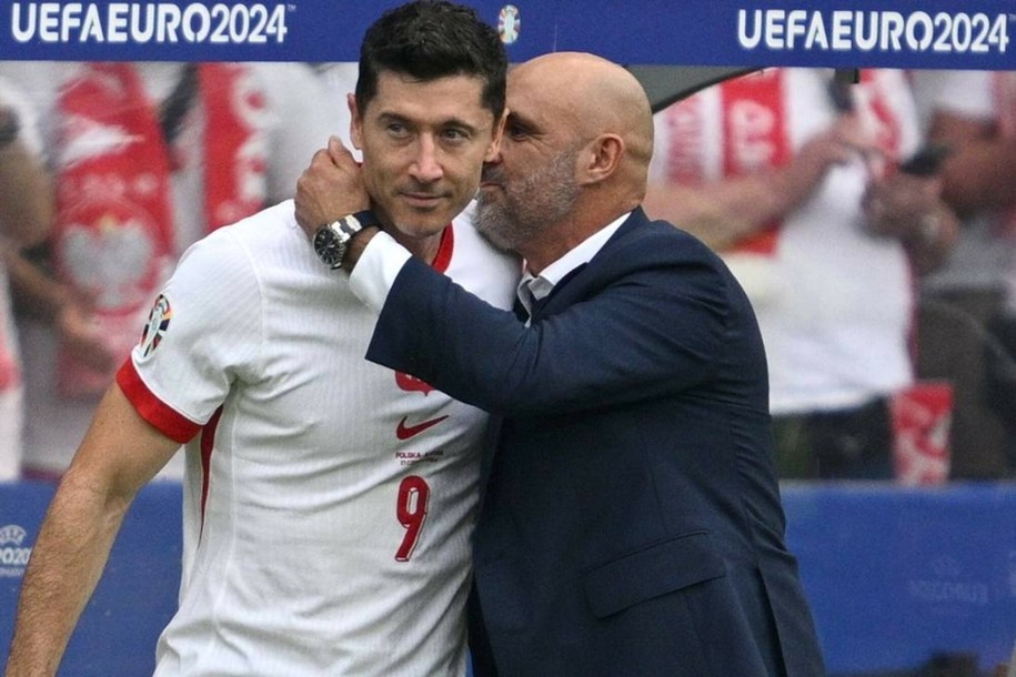 Robert Lewandowski i Michał Probierz /IMAGO/Alexey Filippov/Imago Sport and News /East News