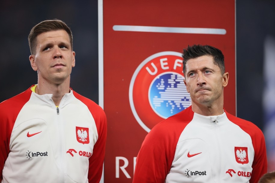 Robert Lewandowski i Wojciech Szczęsny / 	Leszek Szymański    /PAP