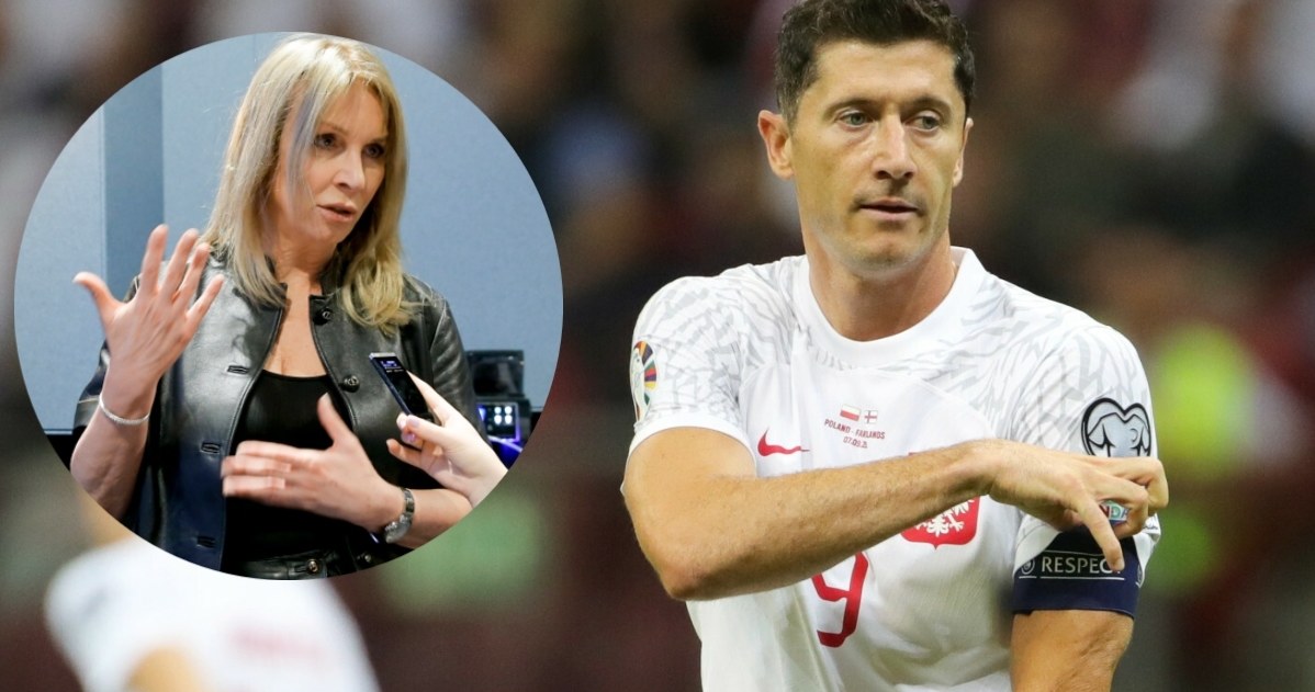 Robert Lewandowski, Mariola Bojarska-Ferenc, fot. Akpa /East News