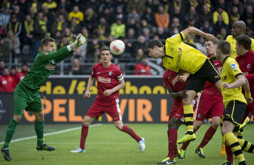 Robert Lewandowski, napastnik Borussii Dortmund /AFP