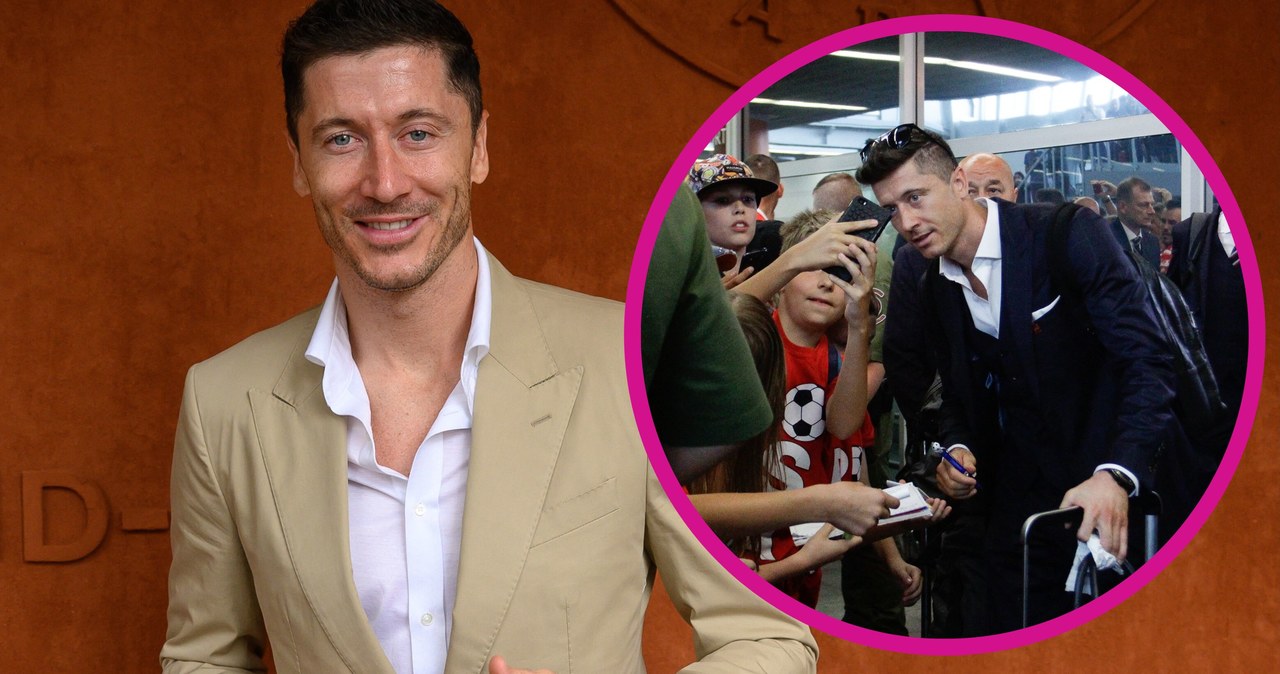 Robert Lewandowski narzeka na zachowanie kibiców /Agencja FORUM