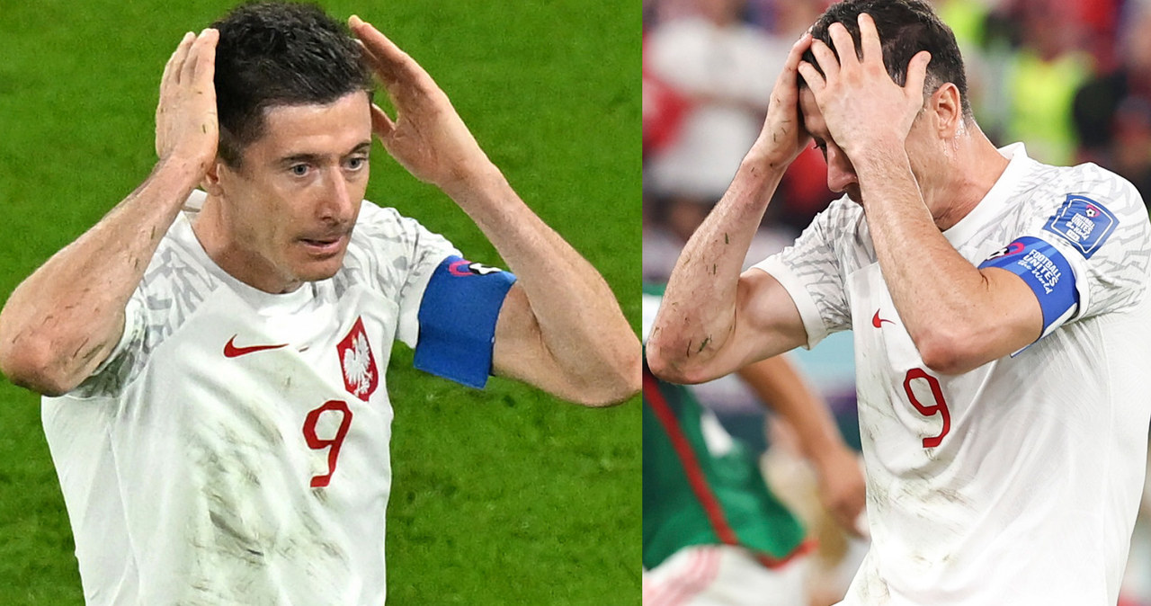 Robert Lewandowski nie wykorzystał rzutu karnego w meczu z Meksykiem /Getty Images /East News