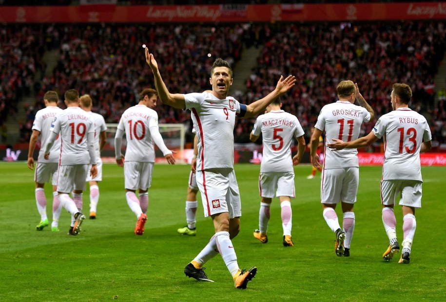 Robert Lewandowski podczas meczy reprezentacji Polski /Bartłomej Zborowski /PAP/EPA
