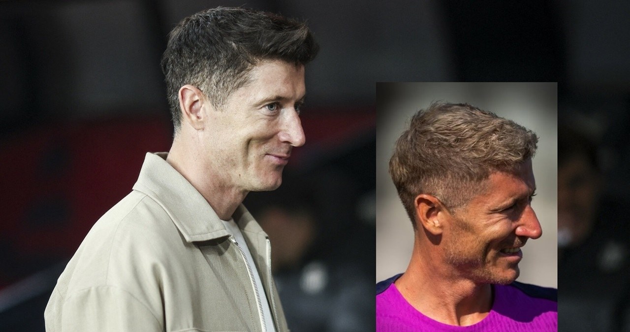 Robert Lewandowski przefarbował się na blond /Nur Photo, https://www.instagram.com/_rl9/ /East News/Instagram