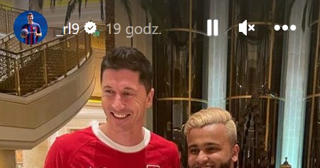 Robert Lewandowski przefarbuje się na blond? /Robert Lewandowski /Instagram