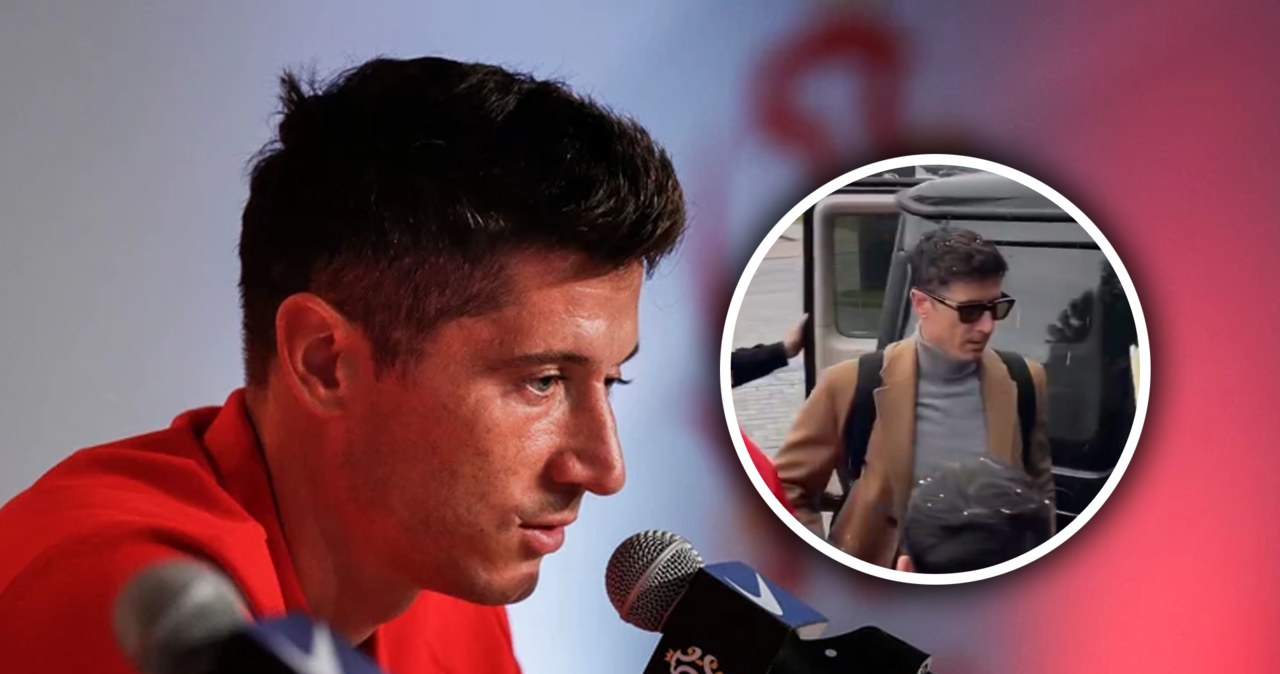 Robert Lewandowski przyjechał na zgrupowanie autem za milion złotych/ADRIAN DENNIS /