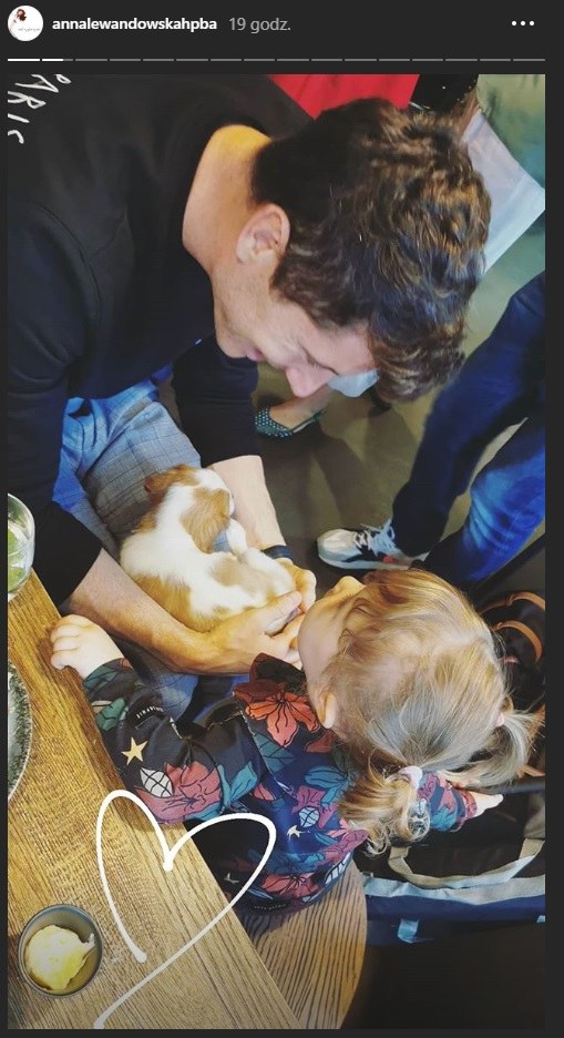 Robert Lewandowski z córką Klarą /Instagram/ Anna Lewandowska /Instagram
